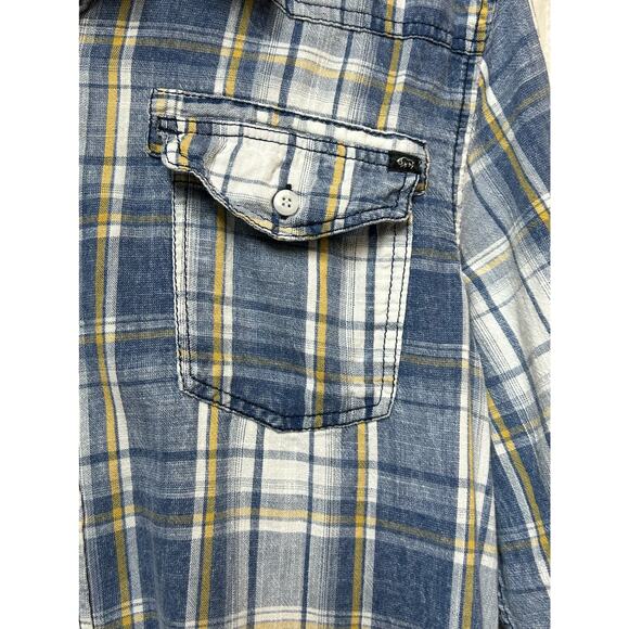 Buffalo Jean's Long Sleeve Button's Down‎ Collared Shirt Plaid  Men's Size Large - Picture 3 of 8